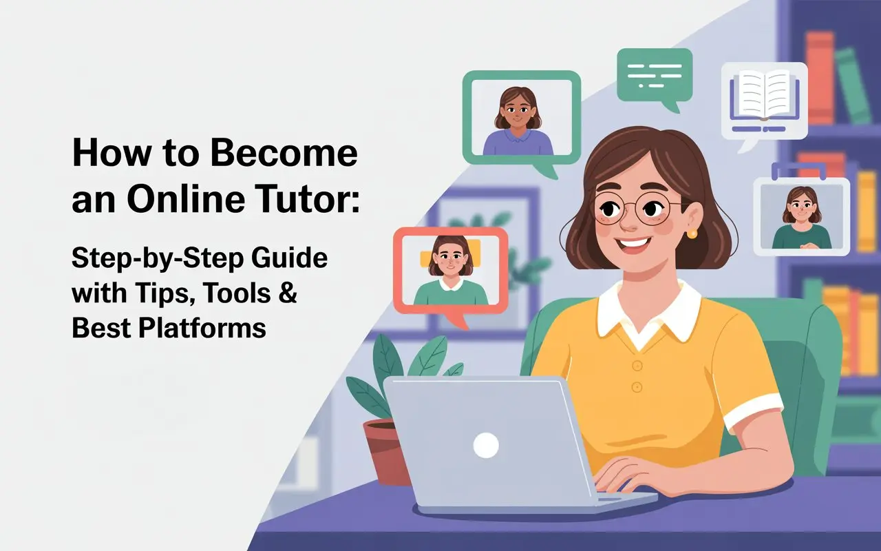 How to Become an Online Tutor – Easy Steps, Tools &  Platforms