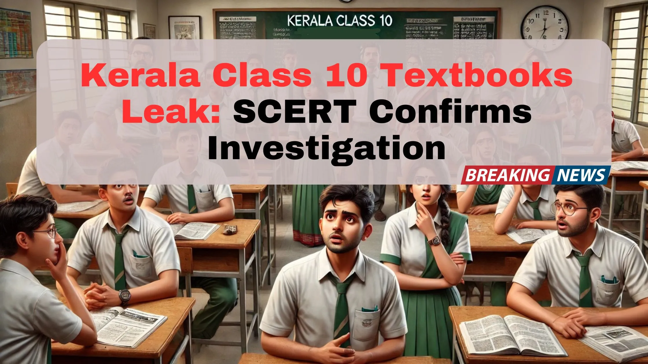Kerala Class 10 Textbooks Leak: SCERT Confirms Investigation