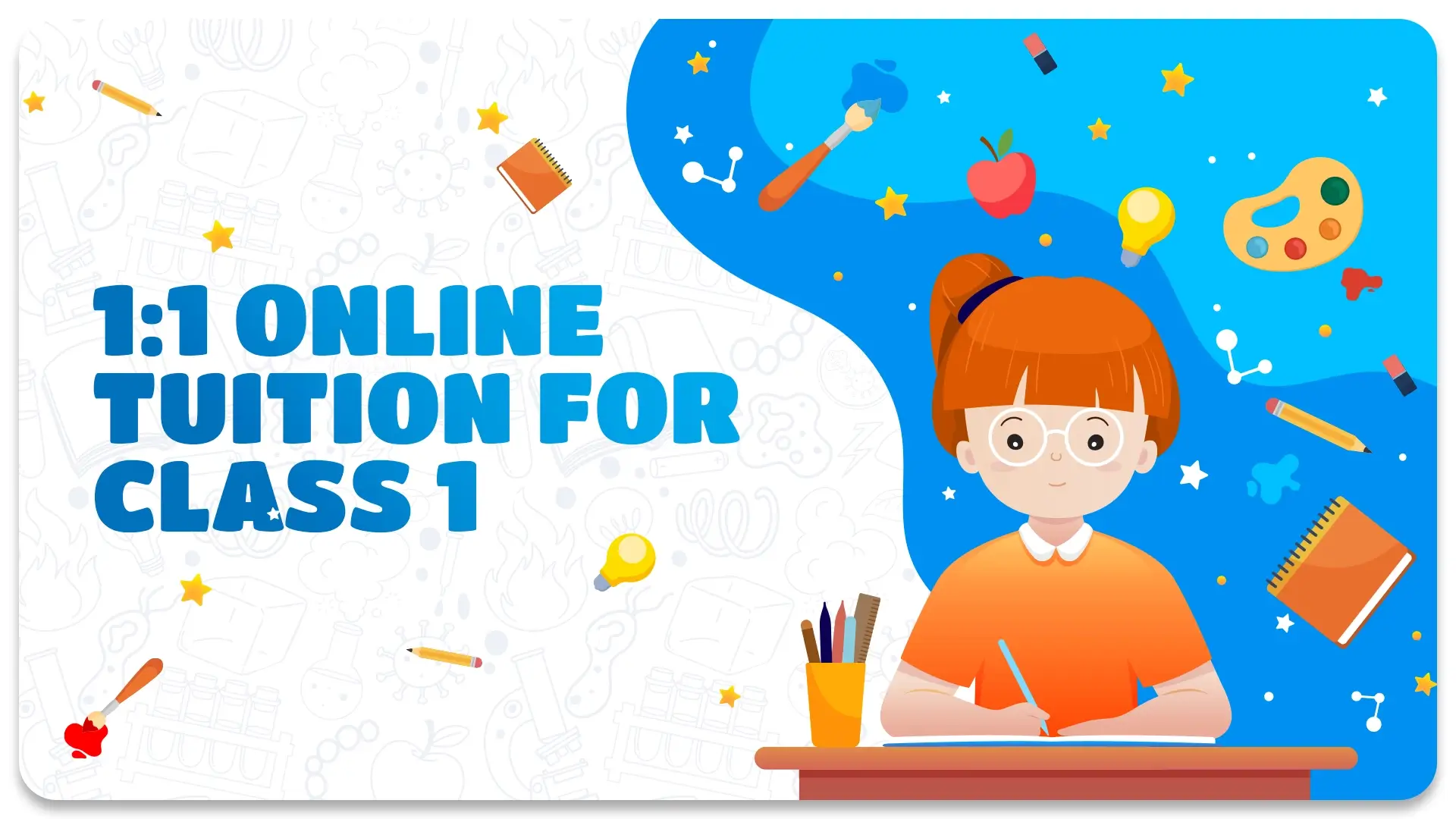 What are the benefits of taking 1:1 online tuition for class 1?